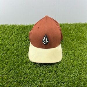 Volcom Men’s Two-Tone Brown and Cream Hat Size S-M
